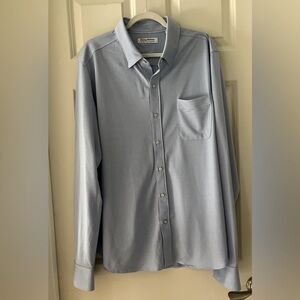 Tommy Bahama San Lucio Stretch IslandZone Button Up Shirt, XL SUPIMA COTTON